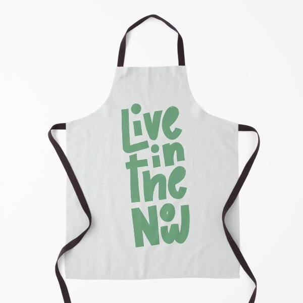 Item preview, Live in the Now Lettering (Green) designed and sold by PepAndGrace.
