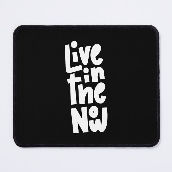 Item preview, Live in the Now Lettering (White) designed and sold by PepAndGrace.