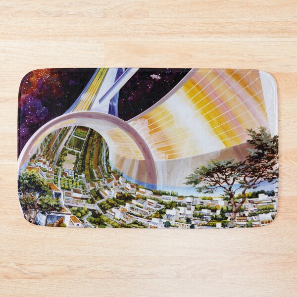 Item preview, NASA ARC Stanford Torus Space Colony Art designed and sold by bobbooo.