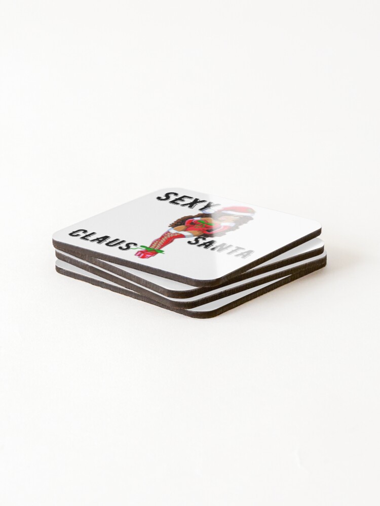 Alternate view of Sexy Santa Claus Coasters (Set of 4)