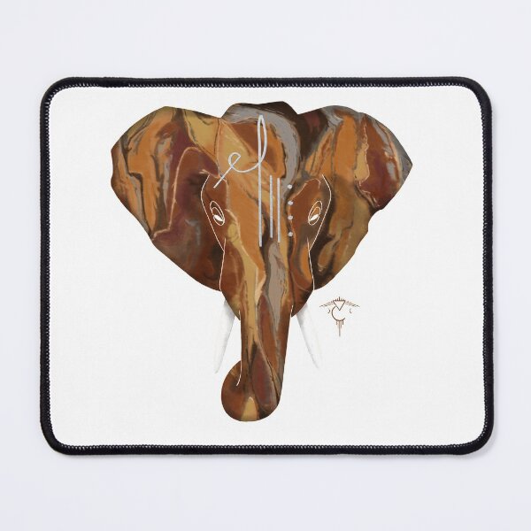 Item preview, Tiger Eye Elephant designed and sold by jenniferLoree.