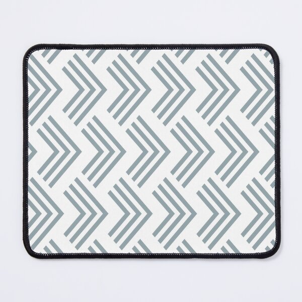 Artikelvorschau, Mid-tone Blue and White Chevron Rhombus Pattern Pairs Graham and Brown 2022 Color of the Year Breathe - Colour Trends - Hue - Shade entworfen und verkauft von ColorOfTheYears.