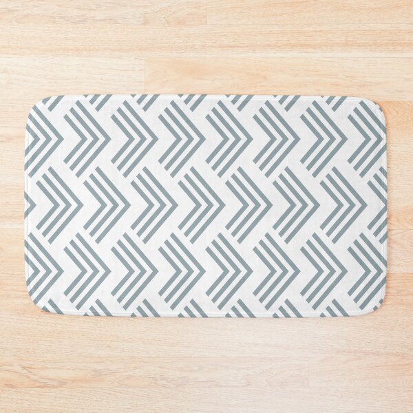 Artikelvorschau, Mid-tone Blue and White Chevron Rhombus Pattern Pairs Graham and Brown 2022 Color of the Year Breathe - Colour Trends - Hue - Shade entworfen und verkauft von ColorOfTheYears.