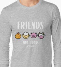Friends Not Food #Vegan Long Sleeve T-Shirt