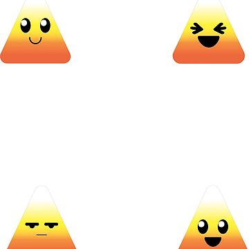 Artwork thumbnail, Candy Corn Sticker Pack by MakerComet