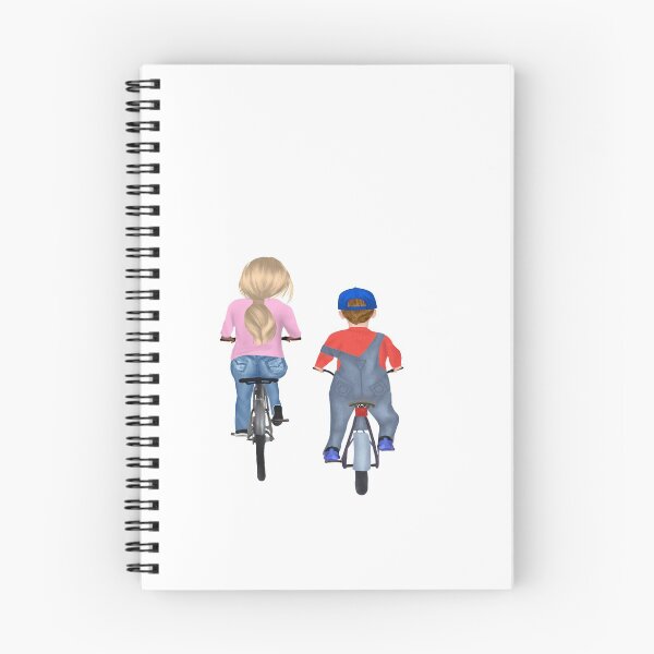 Item preview, Girl & Boy riding a bike in a cat silhouette designed and sold by retobachofner.