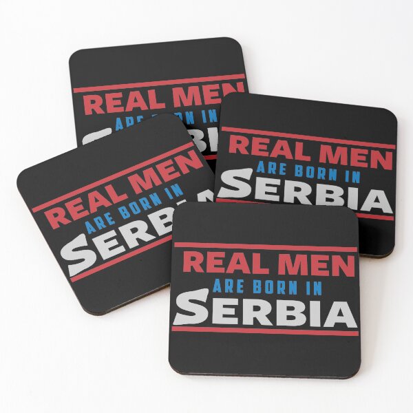 Item preview, Real Men Are Born in Serbia designed and sold by TinThor.