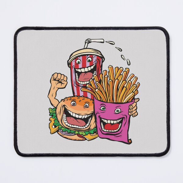 Item preview, Funny Burger cola drink fries potatoes fast food designed and sold by HichamMissiame.
