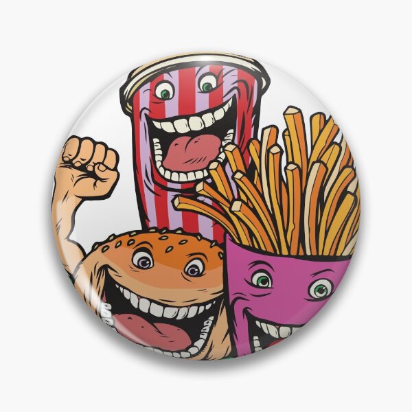 Item preview, Funny Burger cola drink fries potatoes fast food designed and sold by HichamMissiame.