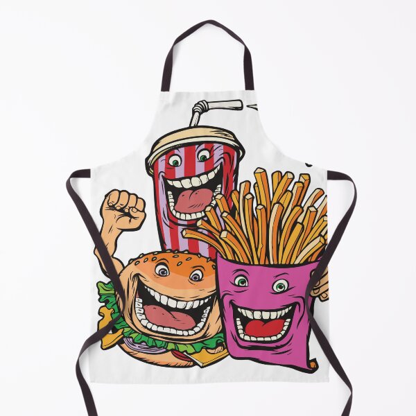 Item preview, Funny Burger cola drink fries potatoes fast food designed and sold by HichamMissiame.