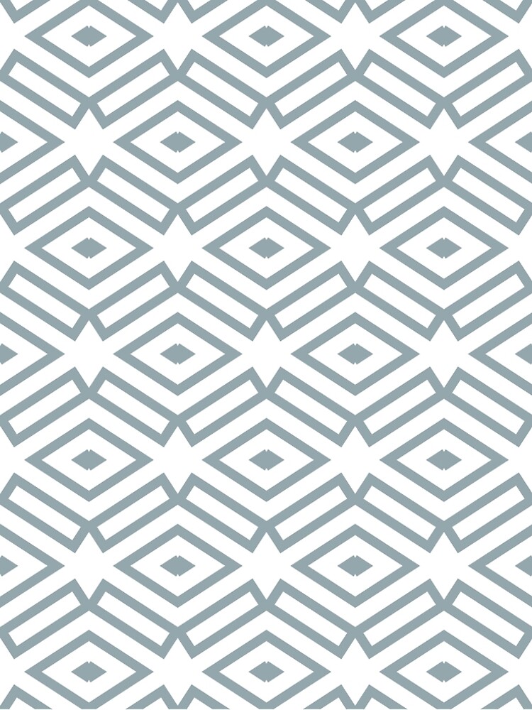 Aperçu 5 sur 5. Robe trapèze avec l'œuvre Mid-tone Blue and White Ornamental Shape Pattern 7 Pairs Graham and Brown 2022 Color of the Year Breathe - Colour Trends - Hue - Shade créée et vendue par ColorOfTheYears.