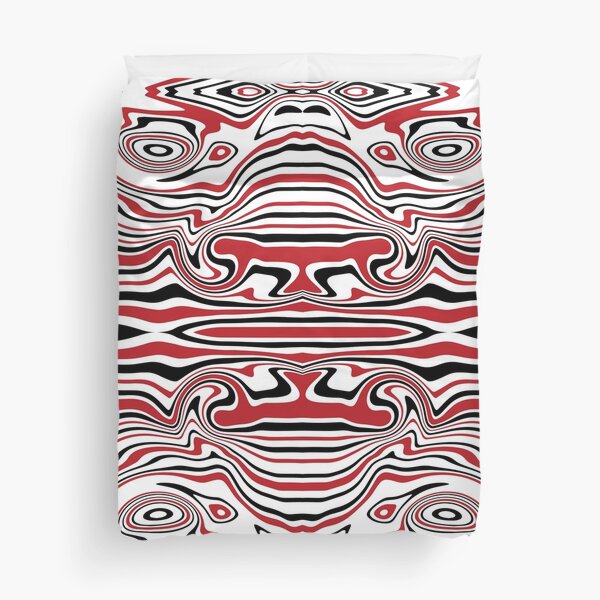 Item preview, Red, black and white Abstract art - modern Abstract art designed and sold by Alice-Elgawi.
