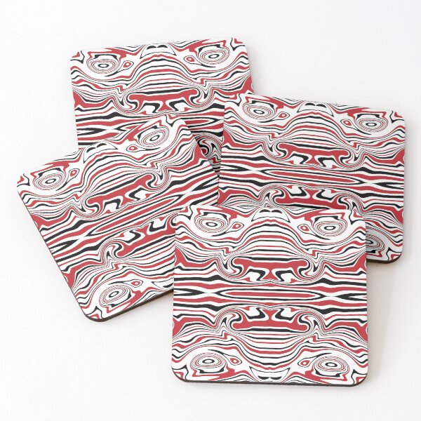 Item preview, Red, black and white Abstract art - modern Abstract art designed and sold by Alice-Elgawi.