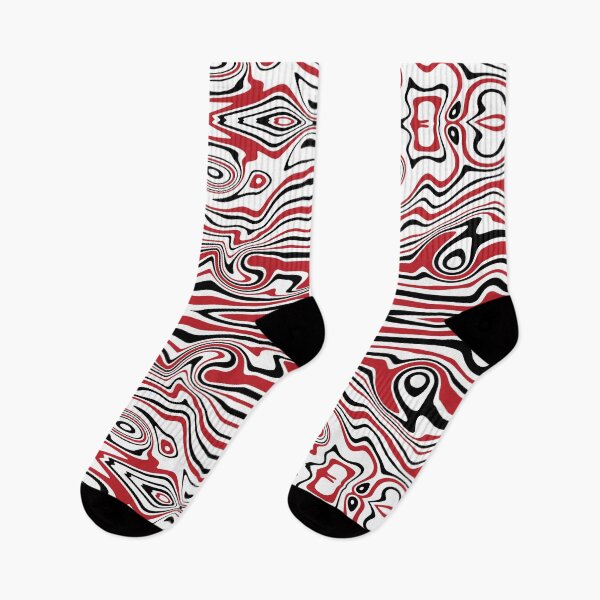 Item preview, Red, black and white Abstract art - modern Abstract art designed and sold by Alice-Elgawi.