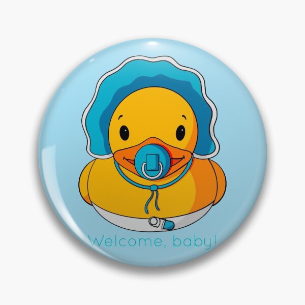 Item preview, Baby Boy Rubber Duck designed and sold by Alisha Ober Designs.