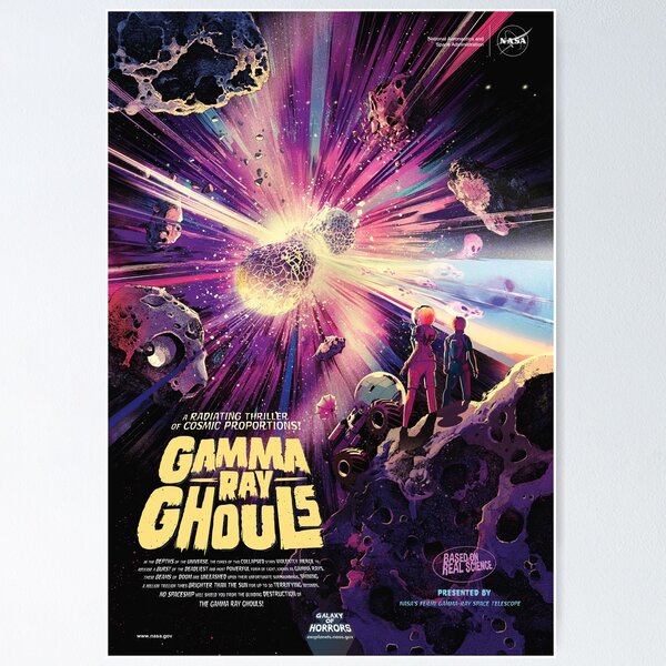 Item preview, NASA's Galaxy of Horrors Presents: Gamma Ray Ghouls (8K Resolution) designed and sold by bobbooo.