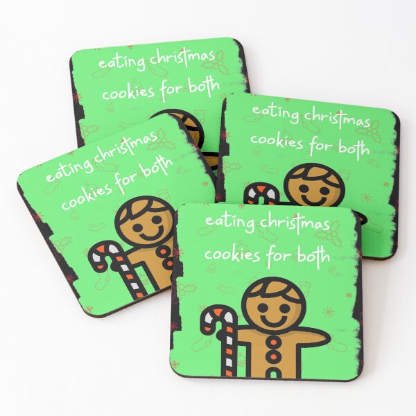 Item preview, A Nice Christmas Saying - Eating Christmas Cookies for Both designed and sold by JABG-01.