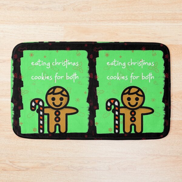 Item preview, A Nice Christmas Saying - Eating Christmas Cookies for Both designed and sold by JABG-01.