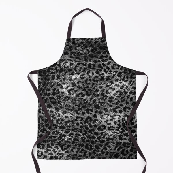 Item preview, Leopard distressed black and white animal pattern designed and sold by RossWilson12.