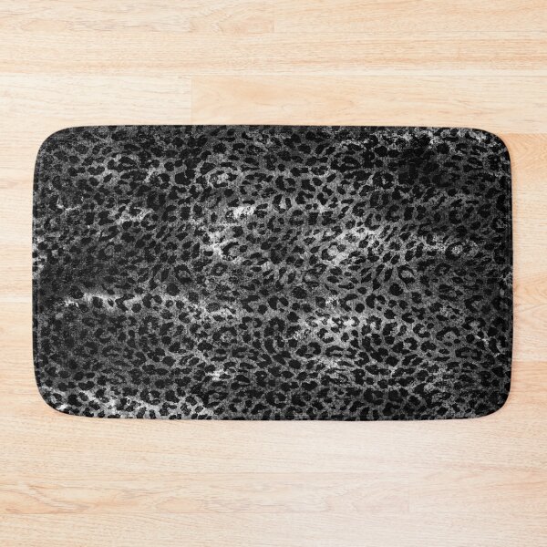 Item preview, Leopard distressed black and white animal pattern designed and sold by RossWilson12.