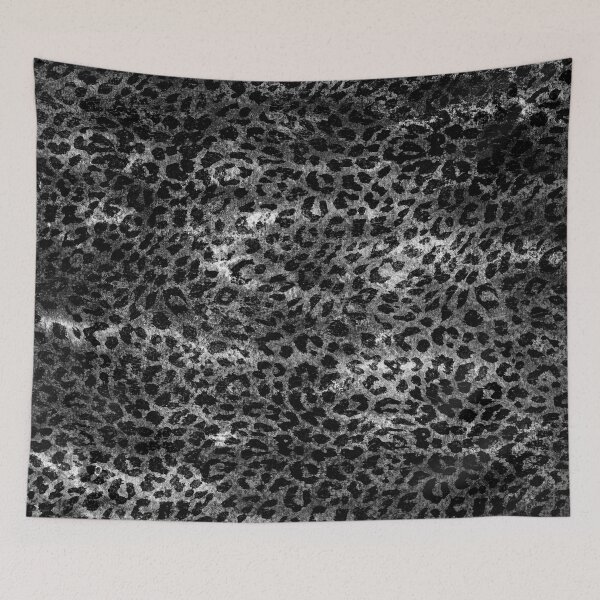 Item preview, Leopard distressed black and white animal pattern designed and sold by RossWilson12.