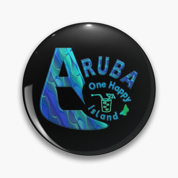 Item preview, ARUBA - A HAPPY ISLAND - DELICIOUS DRINKS AND BUTTERFLIES designed and sold by Ralek.