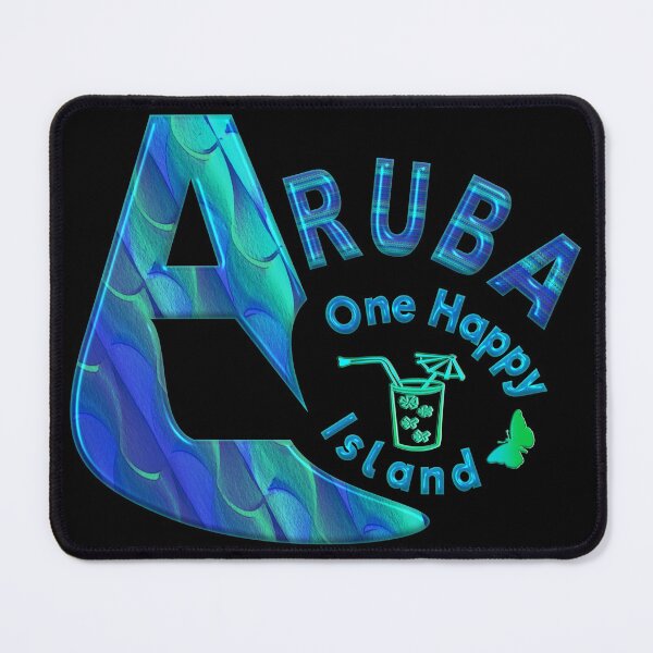 Item preview, ARUBA - A HAPPY ISLAND - DELICIOUS DRINKS AND BUTTERFLIES designed and sold by Ralek.