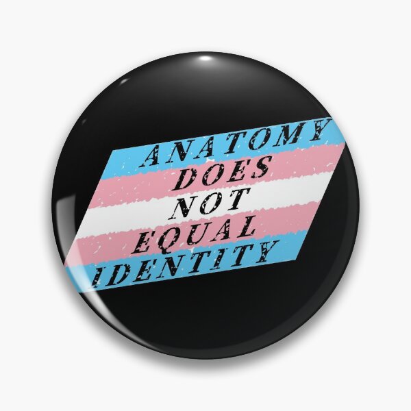 Item preview, ANATOMY DOES NOT EQUAL IDENTITY Trans Pride Flag designed and sold by FalcoSkyWolf.