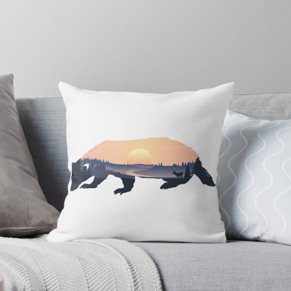 Item preview, Wisconsin Badgerland Landscape Sunset Badger designed and sold by Megan Sundquist.