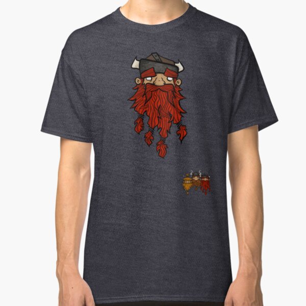 Sweet Nordic Red Viking and brothers Classic T-Shirt