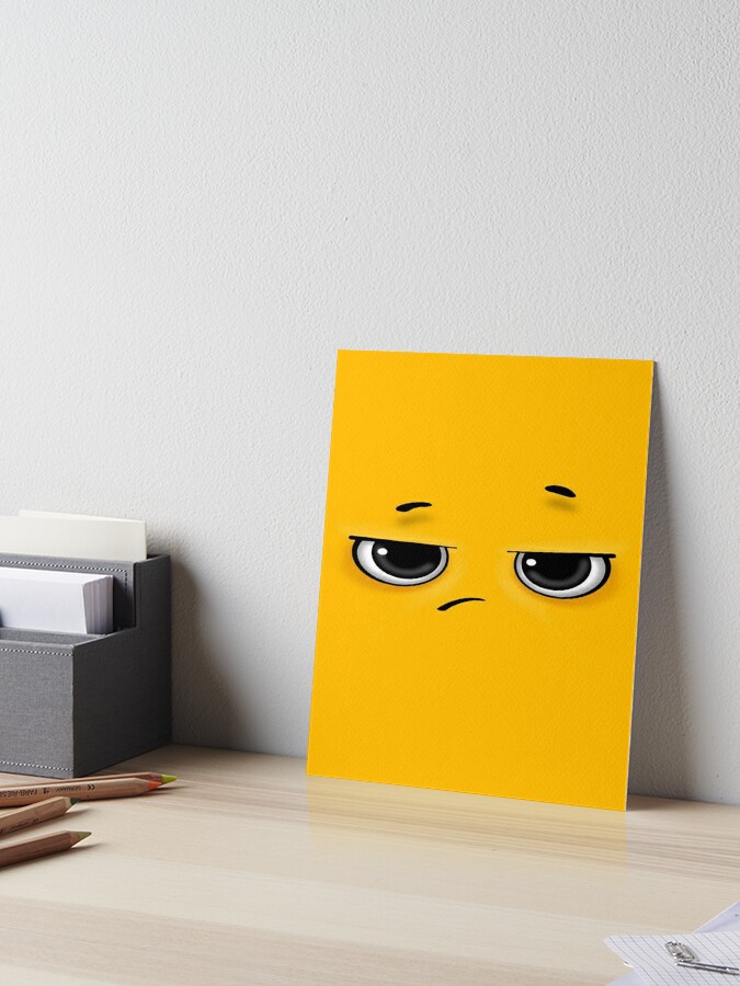 Sad Face Meme Art Board Prints for Sale