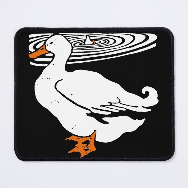 Item preview, Victorian Woodcut Ducks Swimming  designed and sold by Pixelchicken.