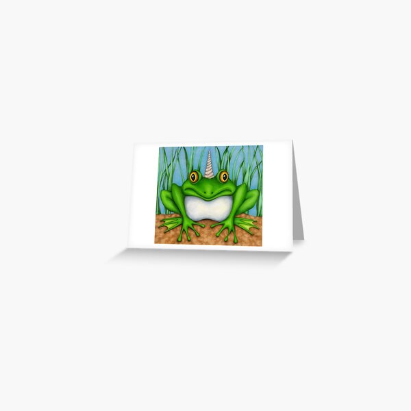The Loveliest of all was the Froggicorn Greeting Card