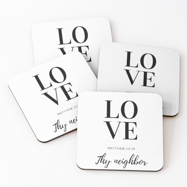 Item preview, Love thy neighbor designed and sold by CherishedCloset.