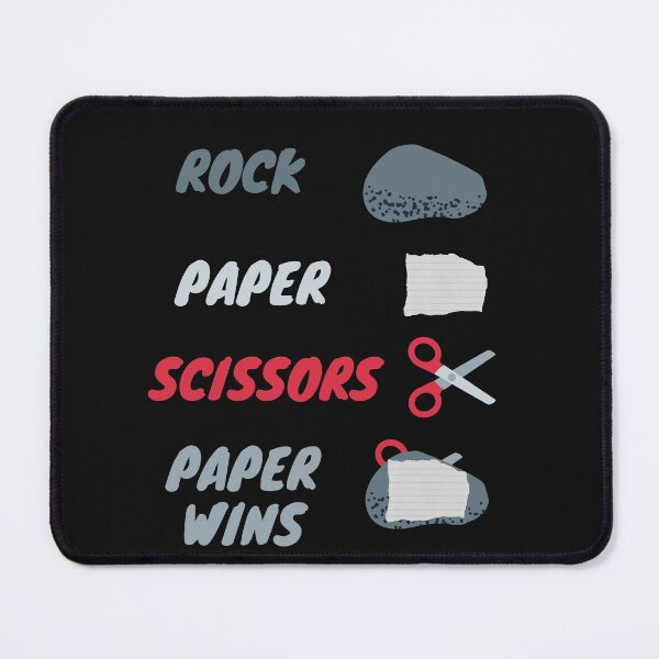 Item preview, Rock Paper Scissors, Paper Wins! designed and sold by CheryleaDesigns.