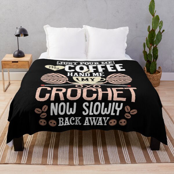Item preview, Pour me my coffee hand me my crochet . designed and sold by SewnMemories.