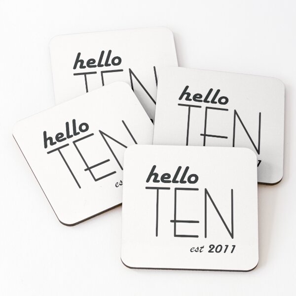 Item preview, Funny Hello Ten Est 2011 Youth 10th Birthday, Birthday Party -10th Birthday , 10th Birthday , Tenth Birthday Gift For Girls-Boys, Birthday Party  designed and sold by FELTA.