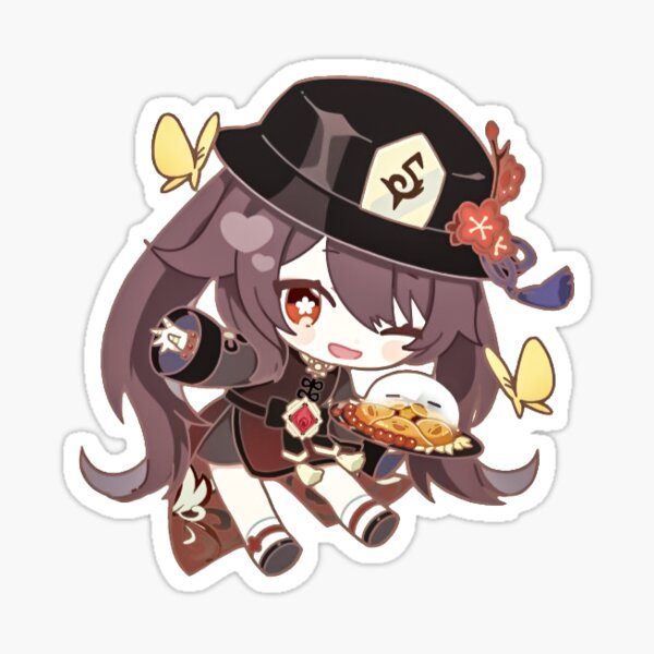 Item preview, genshin x sweets paradise sticker hutao liyue ver. designed and sold by Andreccur.