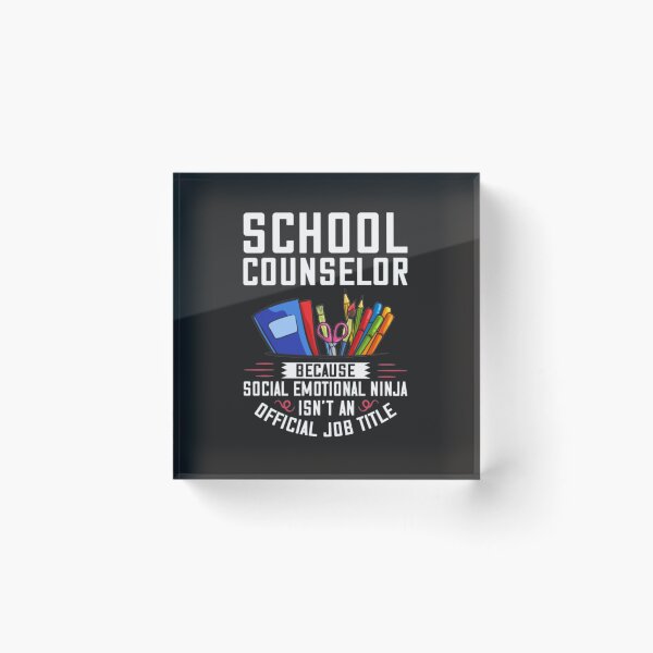 Item preview, School counselor official job tittle designed and sold by Themngocbao.