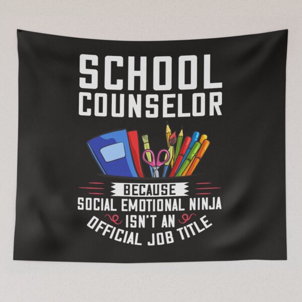 Item preview, School counselor official job tittle designed and sold by Themngocbao.