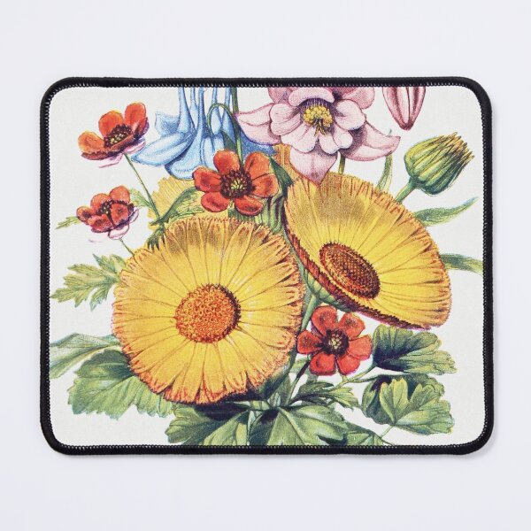 Item preview, Columbine, Yellow Marigold And Pheasant's Eye, Floral Emblems Of Thoughts, By Robert Tyas designed and sold by Yeldiz.