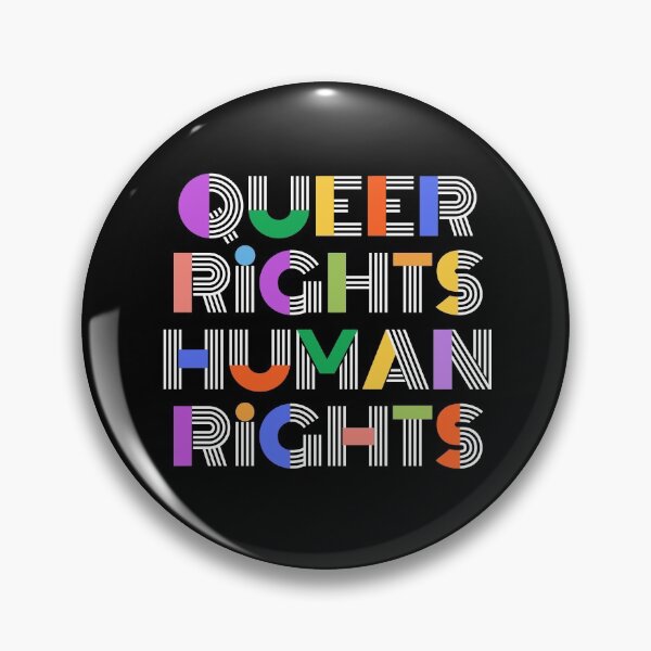 Item preview, Queer Rights Human Rights - LGBT Pride Community Design  designed and sold by CamSkot.