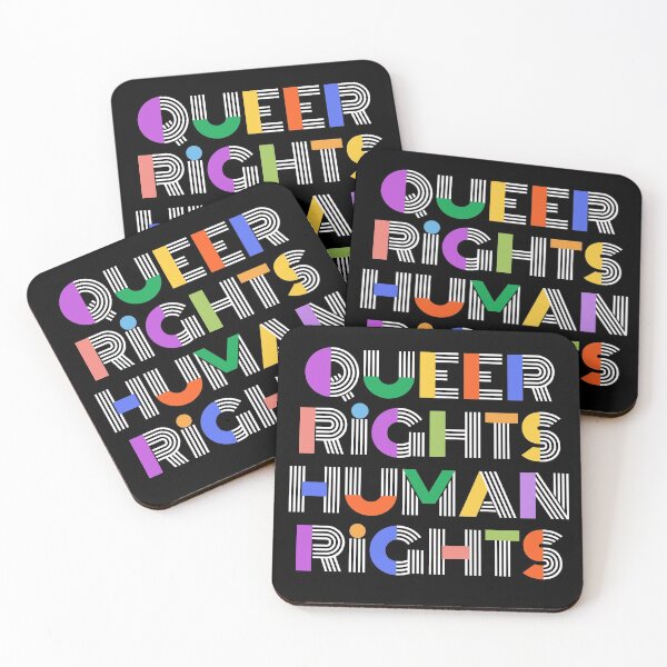 Item preview, Queer Rights Human Rights - LGBT Pride Community Design  designed and sold by CamSkot.