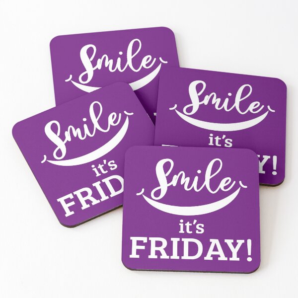 Item preview,  Smile It's Friday Funny Friday Slogan designed and sold by DesignHouse07.
