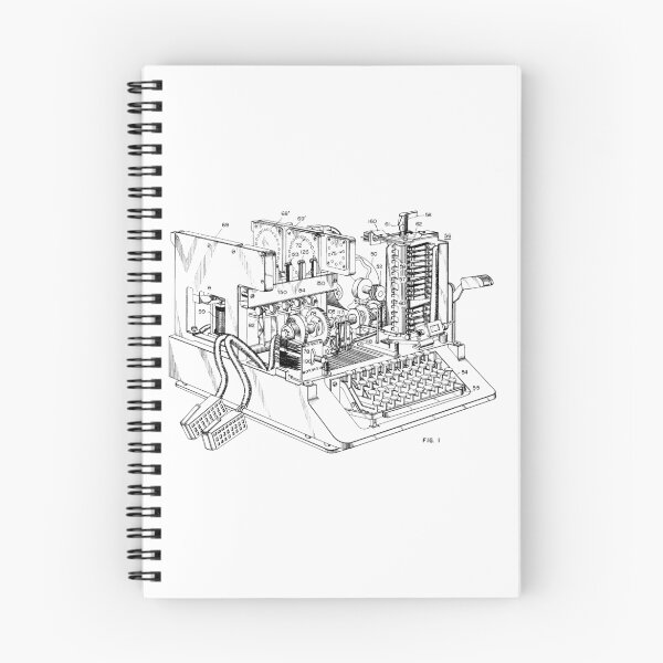 Item preview, Patent - SIGABA Cryptography Machine designed and sold by AKindChap.