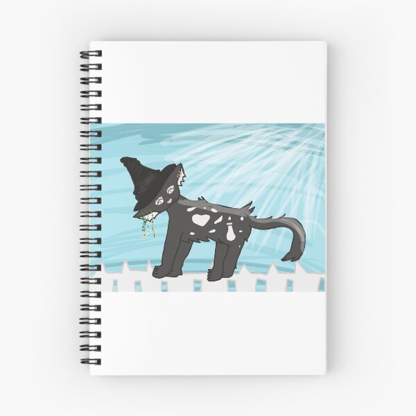 Item preview, Witch cat on a fence designed and sold by RandomSketching.
