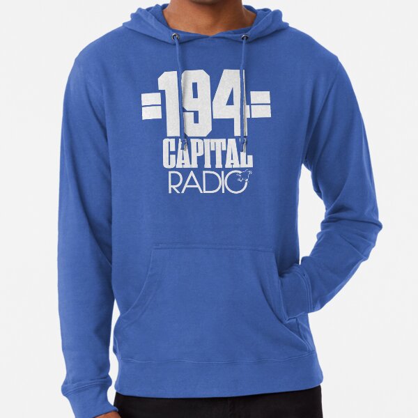 NDVH Capital Radio (1) - white print Lightweight Hoodie