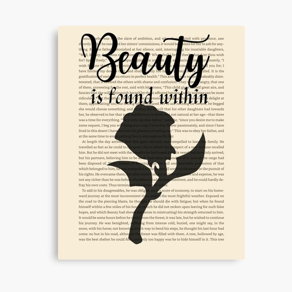 Beauty And The Beast Canvas Prints | Redbubble