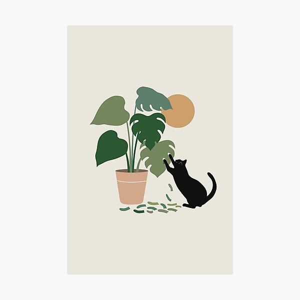 Item preview, Cat and Plant 13: The Making of Monstera designed and sold by ilovedoodle.