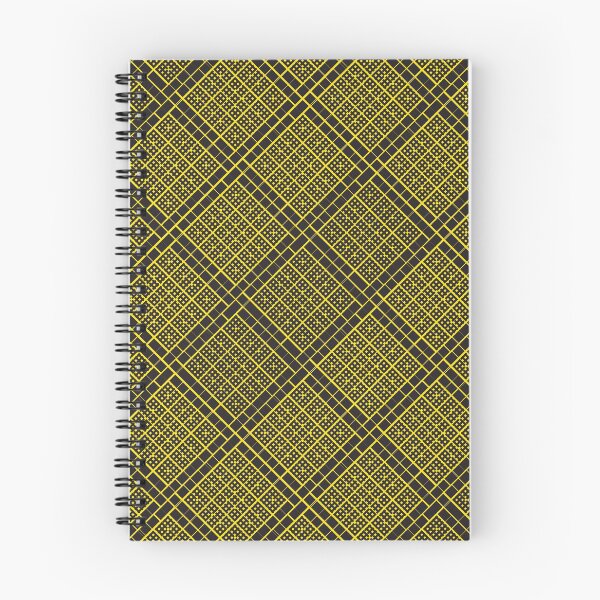 Item preview, Criss Cross Wide Angled Line Pattern in Black and Yellow designed and sold by Neil Feigeles.